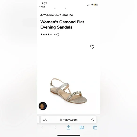 Badgley Mischka Shoes Badgley Mischka Osmand Flat Dress